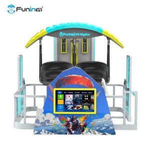 Variety Of Content 9D Virtual Reality Simulator  VR Skydive Offering Surround Sound And Multiple Platform Features Designed For Interactive