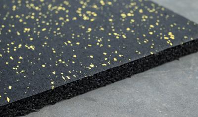 Anti Noise Rubber Gym Mats Square Shape Anti Vibration