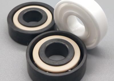 Rolamentos cerâmicos, rolamentos de esferas profundos do sulco do equipamento químico de CE6001 Si3N4