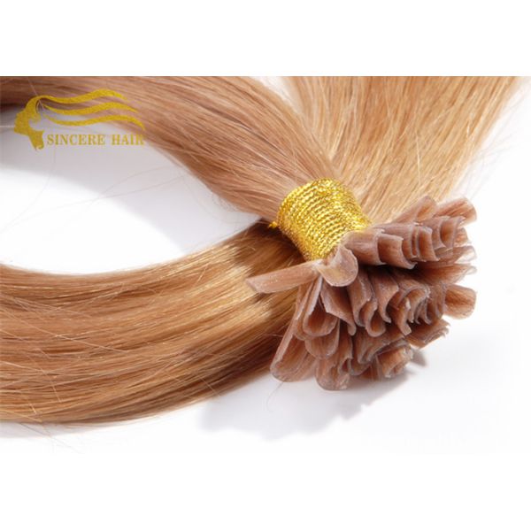 55CM Pre Bonded U Tip Hair Extensions - 1.0 Gram Silk Straight U-Tip Remy Hair Extensions For Sale 50 CM Pre Bonded I Tip Hair Extensions - 1.0 Gram Straight Red I-Tip Remy Hair Extensions For Sale