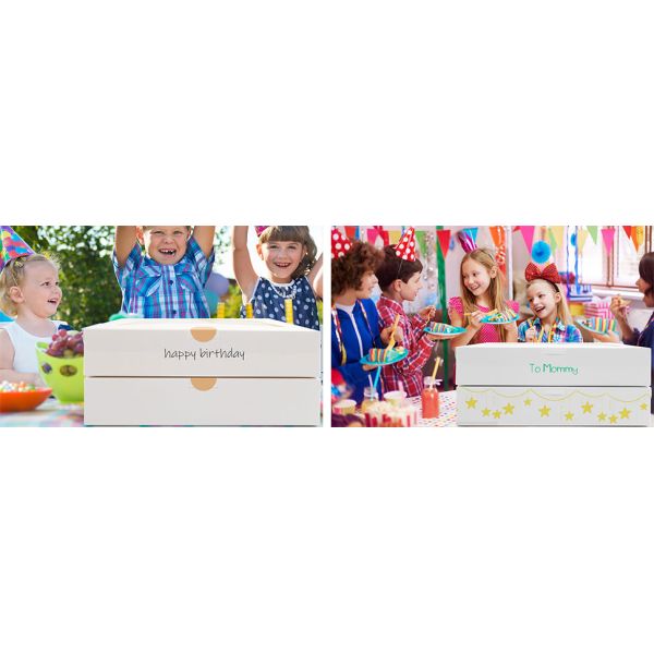 Специфические требования клиентов Удовлетворены 12x12x12 Custom Size Cupcake Box с прозрачными окнами