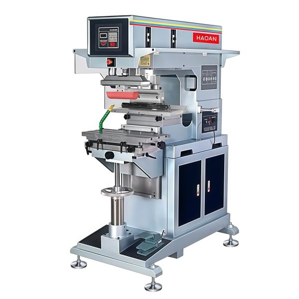 Industrial Monochrome Semi Automatic Pad Printer Machine For Electronics Hardware Plastic Toy