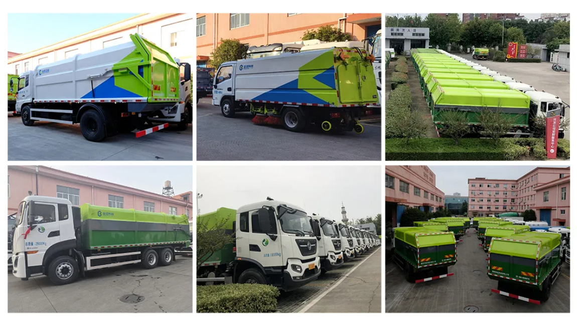 Municipal Sanitation Garbage Compactor Truck 89km/H Maximum Speed