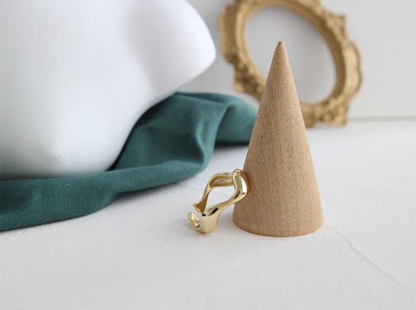 925 Sterling Silver Jewellery Unique Open Ring For Women Irregular Geometric Shape