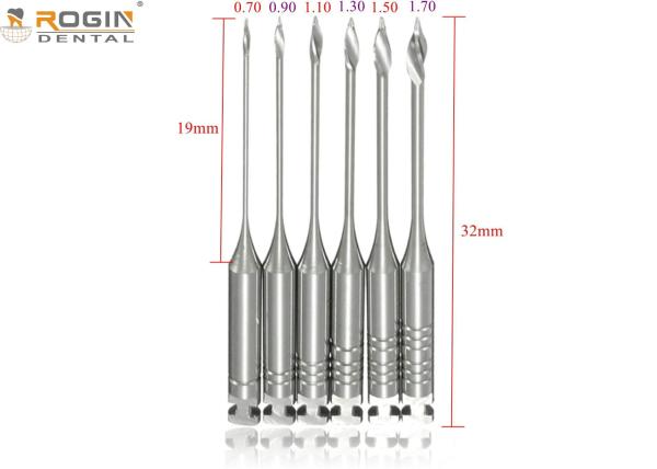 28/32mm Stainless Steel Dental Endo Files Rotary Gates Drills For Endodontic Treatment