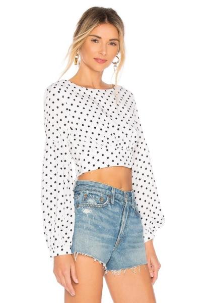 2019 ladies Fashion new spring women blouse crop top