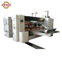 Machine d'impression de découpage de entaillage automatique multicolore de carton