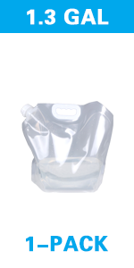 Collapsible Water Container Bag, Storage Jug, Sport Camping Riding Mountaineer, Freezable