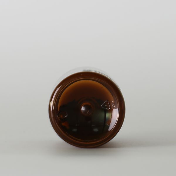 70ml Oil Pet Plastic Bottles Amber Color Refillable With Liquid Dropper Cap