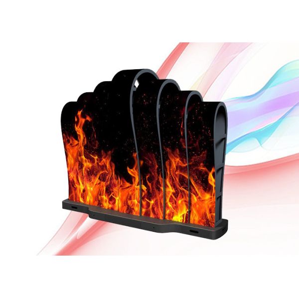 Curved Flexible LED Display 5mm Thickness Good Heat Effect Twisted Installation