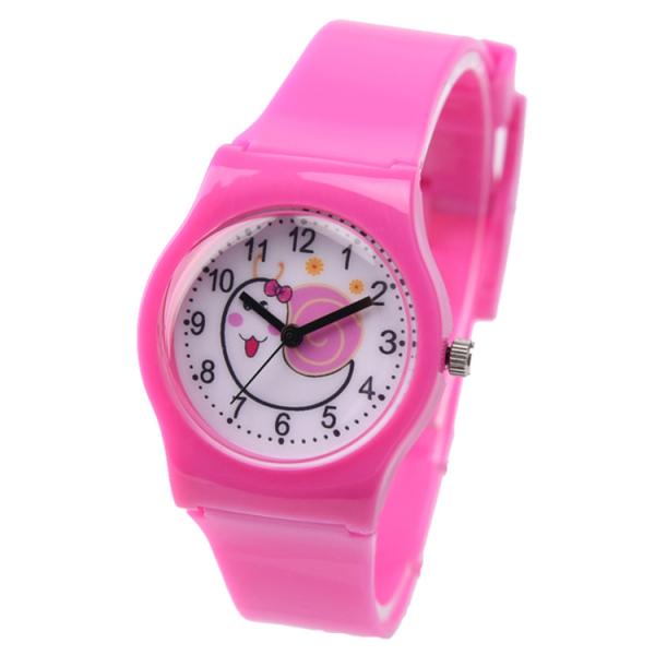 Animal Kids Plastic Quartz Watch With Silicone Strap Quartz Movement