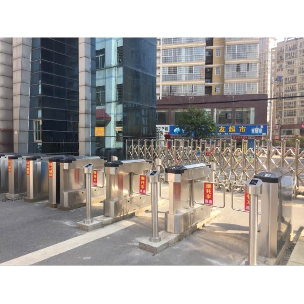 Stainless Waterproof Swing Barrier Turnstile Gate With Access Control