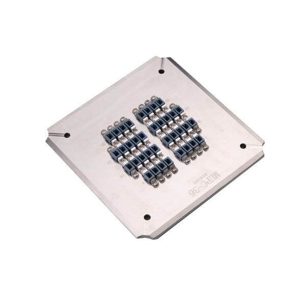 24 соединителя полируя волокно Mu Apc 24 приспособления твердеют нержавеющую сталь S136