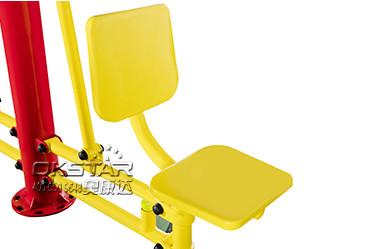 China good quality cheap outdoor gym equipment with TUV certificates EN16630 pull down chair