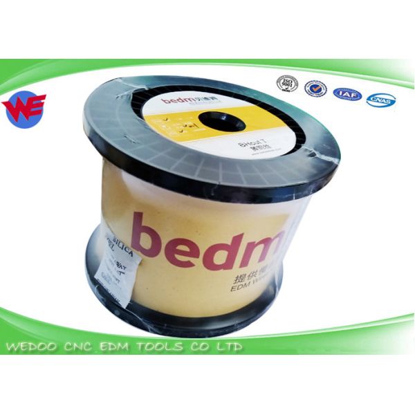 Fine 0.1mm EDM Brass Wire / Wire Edm Spare Parts Tensile Strength 980-1180 N/Mm