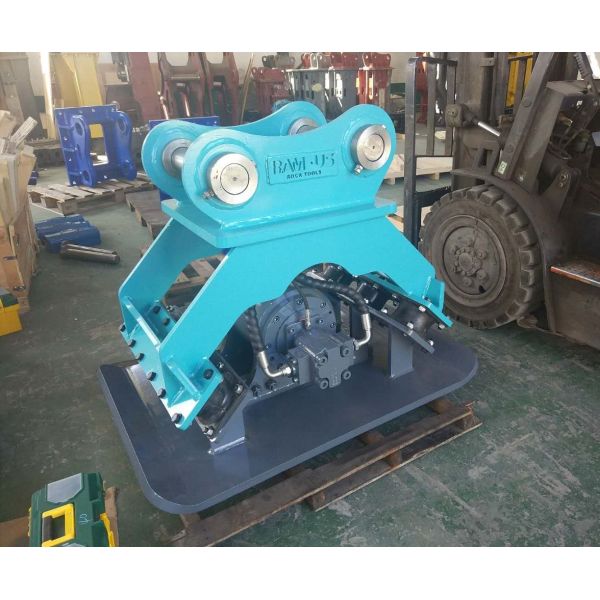 Yantai Baicai excavator vibrating compactor machine earth compactor excavator hydraulic plate compactor