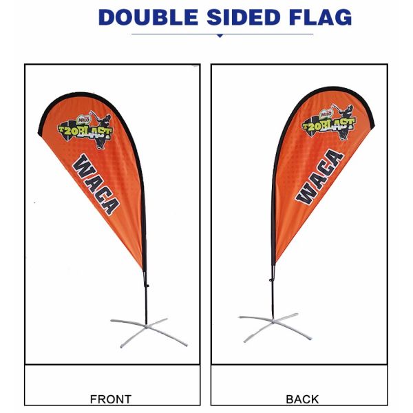 Сублимация знамен Teardrop флагов и знамен Teardrop пляжа Swooper изготовленная на заказ