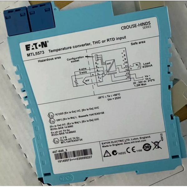 MTL5573 Proximity Detector Interface Intrinsically Safe Barrier Ui 30V MTL5573 in stock