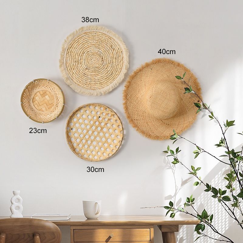 Rattan Creative Handmade Wall Hanging Decoration Wall Art Home Decor