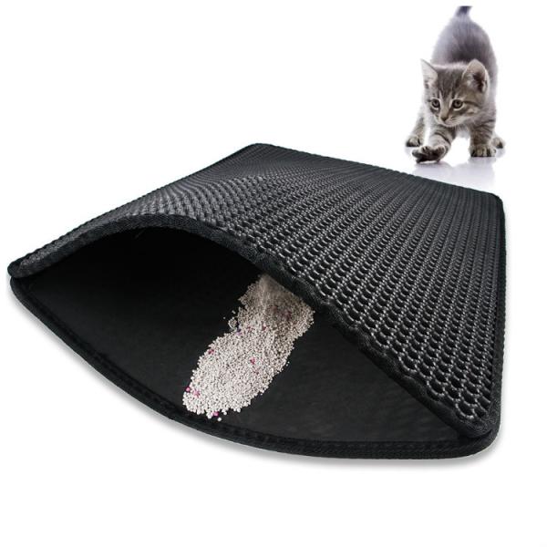 almofada de Mat EVA Double Layer Cat Litter da maca do buraco negro de 75cm