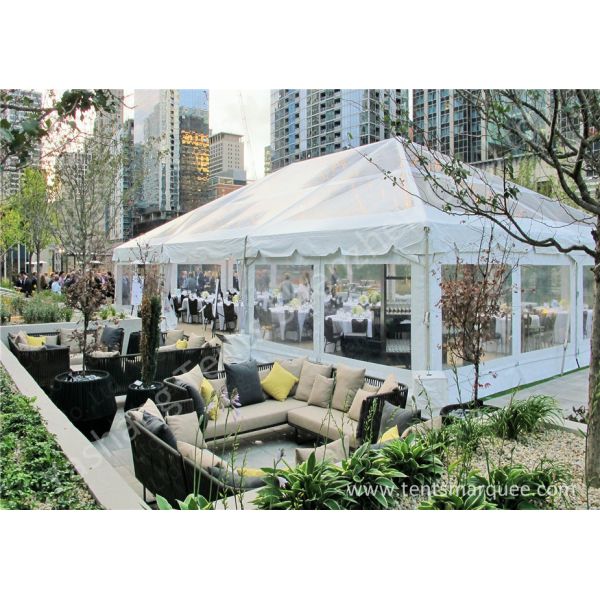 Beautiful Transparent PVC Cover Aluminum Alloy Frame Luxury Outdoor Marquee Tent For Wedding