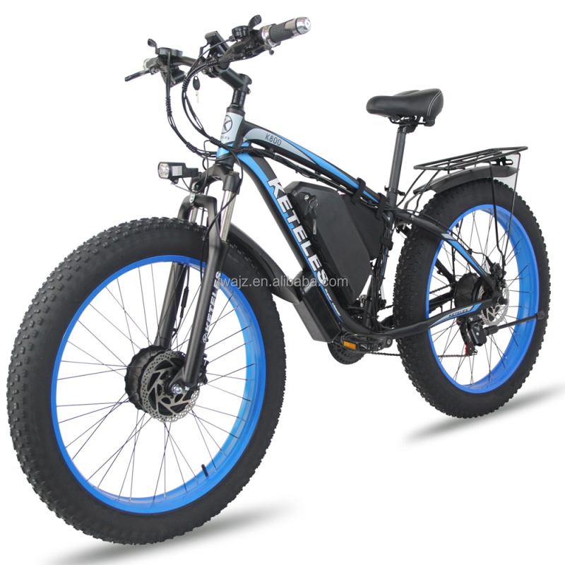 High Power 17.5AH Battery Electric Bike with Front Hub Motor and Aluminum Alloy Frame