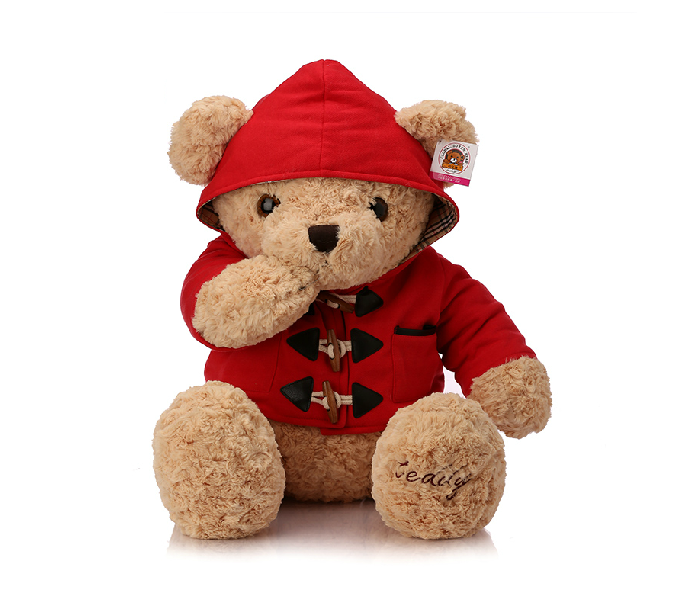 Hot selling Children stuffed plush animal toys teddy bear with coat