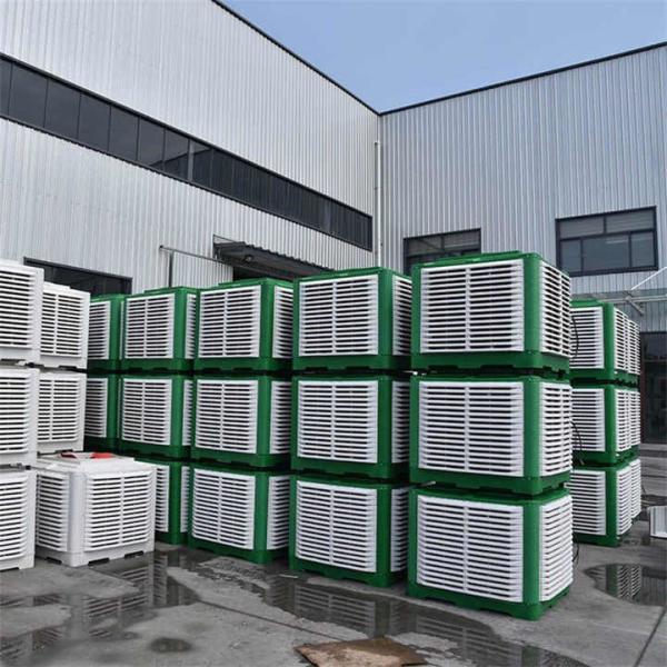 Climatiseur à évaporation industriel écologique 2.2kw 25000m3 380v, avec tuyauterie de toit
