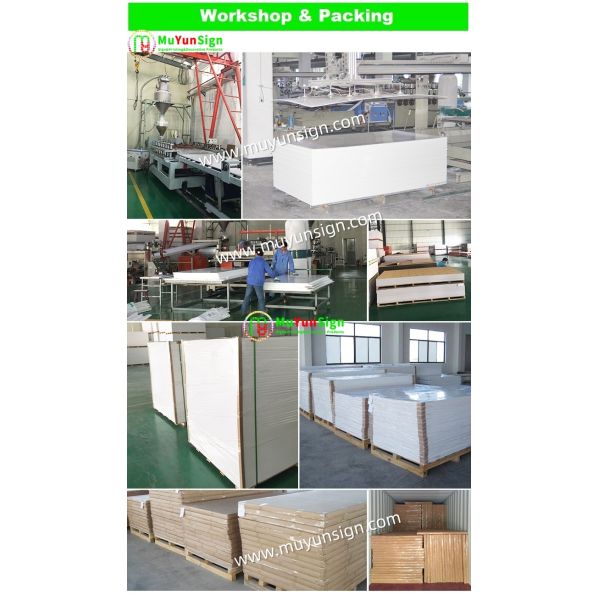 Expanded PVC Foam Board Matte Finish Multiple Density For Architectural Decorations