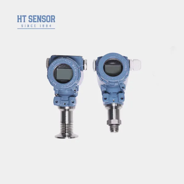 Hengtong Sanitary Clamp Type Pressure Transmitter with High Temp-Resistance, 0.5% Accuracy, and IP65 Protection