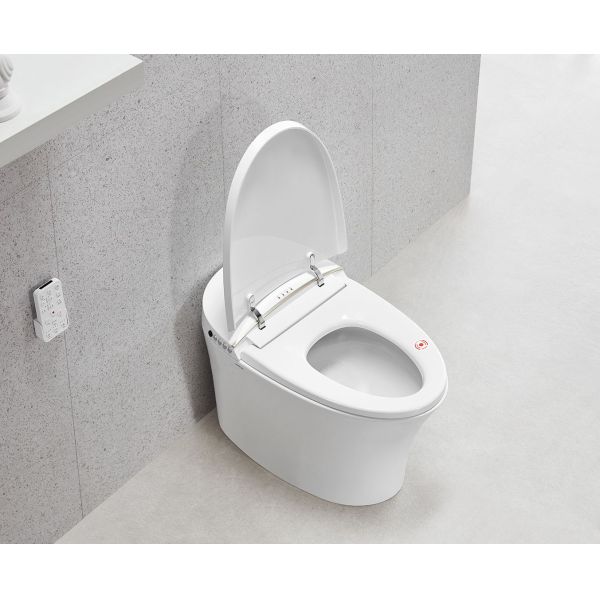 Arrow Remote Control Modern Ceramic Smart Toilet Bidet with Concealed Tank for Bathroom