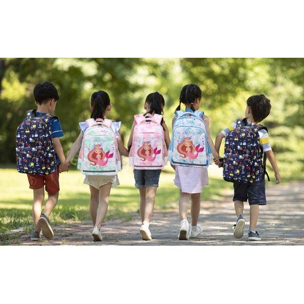 Boy School Backpack Preschool Children Backpack With Lunch Box Pencil Case Three Piece Set