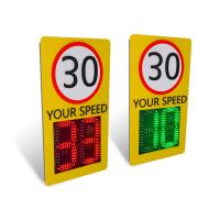 Signo de velocidad de radar de más de 150 metros con control de aplicación móvil Ip54