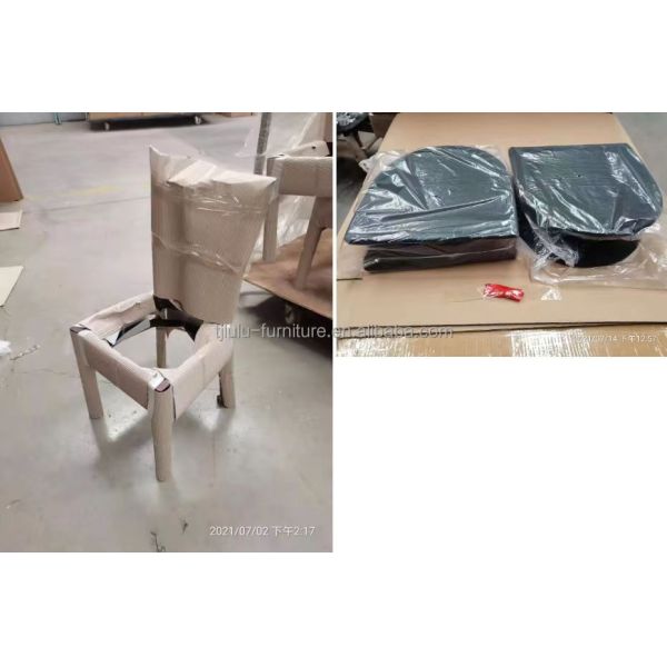 Home Furniture General Solid Wood Ladder Back Restaurant Chair Durable Cafe Chair for Canteen Dining