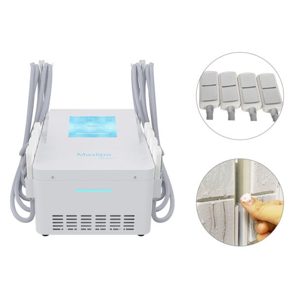 EMS And Cryolipolysis Machine With 4 Handles And 8 Pads For Body Contouring