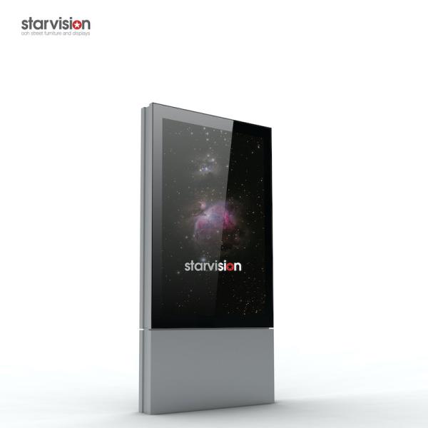 Full HD 1920x1080 206.9W Indoor Digital Signage For Metro Station