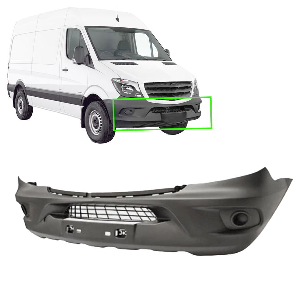 Aftermarket Facelift Front Bumper Compatible with OE A9068801670 for 2014-2018 Sprinter W906