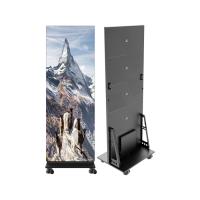 P1.25 Floor Standing LED Poster Cabinet 1x5 IP54 Flip-COB Common Cathode Design