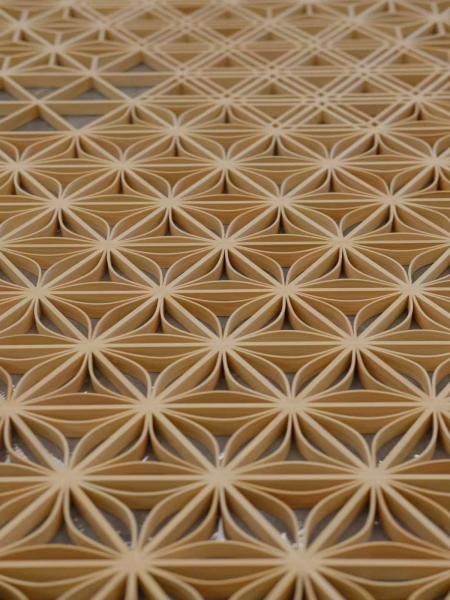 Japanese Traditional Aesthetics Woodworking Technique of Joining Wood Pieces Together Kumiko Wooden Dividers Partition Screens