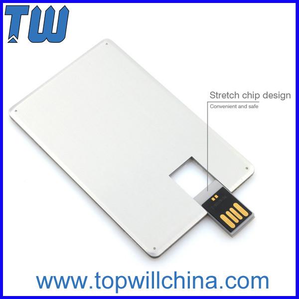 Solid Swivel Credit Card 4GB 8GB Usb Flash Memory for your Daily Storage