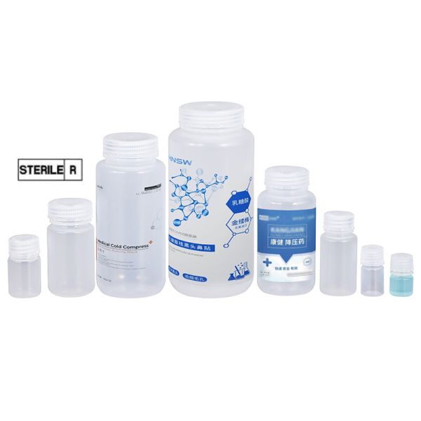 Empty Plastic Vial Bottles