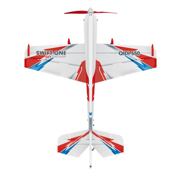 Fonte de energia elétrica A550 Quatro canais Mini Size Aerobática Voar 3d 6g Rc Jogos de avião Rtf 10 min Tempo de jogo