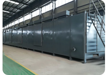 Continuous Conveyor Mesh Belt Dryer for Moringa Leaves and Pepper 1620 KG Weight