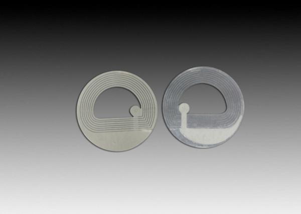 Plastic Retail Anti Theft Labels Round Shape , 33mm Dia RF Sticker Labels Cosmetic Items