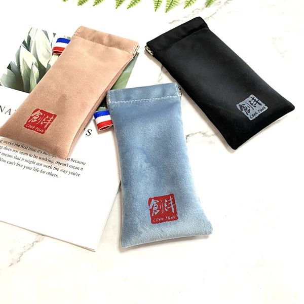 Custom Fashion Bag Cheap Felt Eyeglasses Case Sunglasses Pouch & Bag