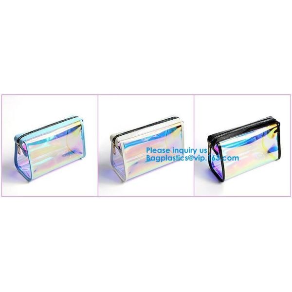 Makeup Cosmetic Bag Underwear Professional Makeup Bag Slider Closure Zip For Tower Clothing Slider Zipper Bag