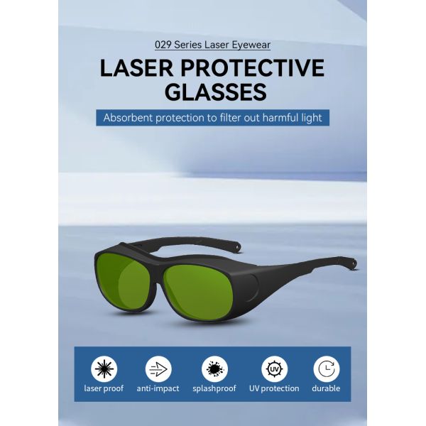 200nm-2000nm CO2 EN207 Fiber Cutting Laser Welding Goggles Ipl Hair Removal Radiation Laser Safety Glasses