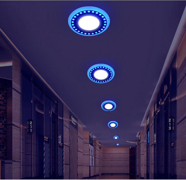 Свет панели 3014 СМД СИД двойного цвета круглый с рабочей температурой -20К ~40К