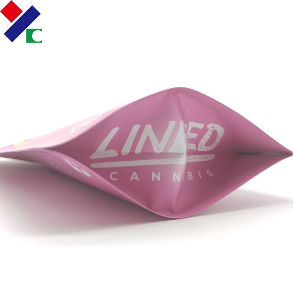 Eco Friendly Tear Notches VMPET Plastic Stand Up Pouch With