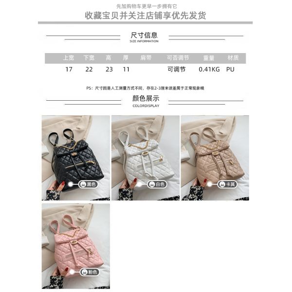 Women's Zipper Closure Small Backpack for Luxury Back Packs Teenagers Girls